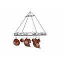 Ver imagem 5 de Prateleira Cozinha Ferro Escorredor Teto Panelas Ganchos Penduradores