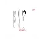 Ver imagem 2 de Colher de Sobremesa Dúzia - Lyon 166 X 1,2 Mm - Brinox