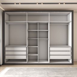 Guarda-roupa Casal Severo 6 Portas 6 Gavetas - Panorama Móveis - 3