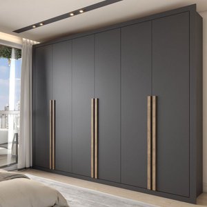 Guarda-roupa Casal Severo 6 Portas 6 Gavetas - Panorama Móveis