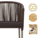 Ver imagem 3 de Mesa com 4 Cadeiras e Noronha Estofado 9 Trama Original Marrom