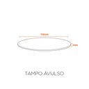 Ver imagem 3 de Tampo para Mesa MDF Redondo 110x110cm Saarien