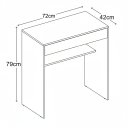 Ver imagem 4 de Escrivaninha Home Office Estudare - Freijo