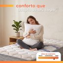 Ver imagem 7 de Cama Box Baú Colchão Solteiro Espuma D33 Guarda Costas Sleep 88x188x55cm Probel - Suporta até