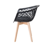 Kit 4 Cadeiras Web Wood Preto - 5