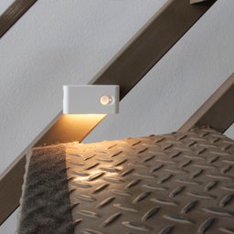 Balizador Noturno C/ Sensor de Movimento Led 2w Recarregável Branco - 6