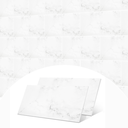 Ver imagem 3 de Kit 10 Placas Autocolantes Mármore Adesivo Vinílico Azulejo Branco Fosco 3d Brinovar