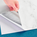 Ver imagem 6 de Kit 10 Placas Autocolantes Mármore Adesivo Vinílico Azulejo Branco Fosco 3d Brinovar