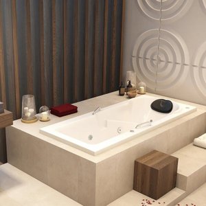 Banheira de Hidromassagem Capri Astra em Gel Coat Gran Luxo 170x80x46cm - P3 - 220v - com Aquecedor