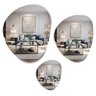 Kit 3 Espelhos Orgânico Decorativo Moderno Reduna - 1