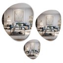 Ver imagem 1 de Kit 3 Espelhos Orgânico Decorativo Moderno Reduna