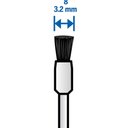 Ver imagem 2 de Escova de Cerda Pincél para Limpeza de 1/8"" 2 Unidades 405 - 26150405aa000 - Dremel Escova Cerda 40