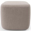Ver imagem 4 de Poltrona de Amamentação com Balanço e Puff Orgânico Saori W01 Bouclê Creme - Lyam Decor