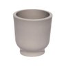 Vaso Decorativo Garrafa Invertida Lisa 8cm Cimento Artesanal Cinza - 1
