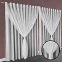 Ver imagem 2 de Cortina Blackout Blecaute Miami 5,00 X 2,60 Quarto Branco