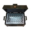 Ver imagem 5 de Churrasqueira à Carvão Baú Latão 40x26x35cm - Volpato