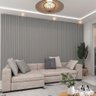 Painel Ripado Placa 50 Cm X 250 Cm 100% Mdf Cinza Nobre Gelius - 7