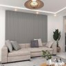 Painel Ripado Placa 50 Cm X 250 Cm 100% Mdf Cinza Nobre Gelius - 6