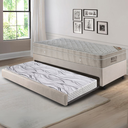 Ver imagem 1 de Bicama Box Solteiro Linho 88x188x28 Cm com Colchão Airtech Ortobom Molas Ensacadas