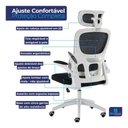 Ver imagem 7 de Cadeira de Escritório Florença - Branca e Preta