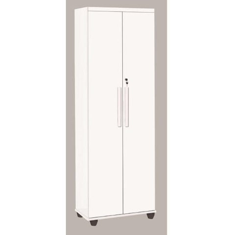 Multiuso / Sapateira 02 Portas Com Chave Cor Branco Quarto Trinobel