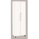 Ver imagem 1 de Multiuso / Sapateira 02 Portas Com Chave Cor Branco Quarto Trinobel