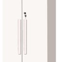 Ver imagem 3 de Multiuso / Sapateira 02 Portas Com Chave Cor Branco Quarto Trinobel