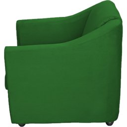 Kit 6 Poltronas Decorativas Para Sala De Espera Recepção Escritório Consultório Suede - 4