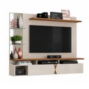 Ver imagem 1 de Painel para TV até 55 Polegadas Intense Off White/Damasco