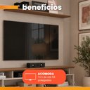 Ver imagem 4 de Painel para TV até 55 Polegadas Intense Off White/Damasco