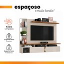 Ver imagem 7 de Painel para TV até 55 Polegadas Intense Off White/Damasco
