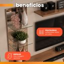 Ver imagem 6 de Painel para TV até 55 Polegadas Intense Off White/Damasco