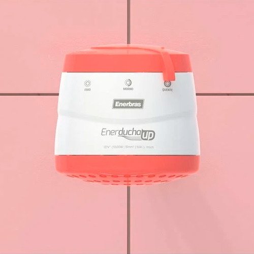 Chuveiro Ducha Enerbras Enerducha Up - Vermelho - 5500 W - 127v - 6