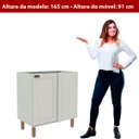 Ver imagem 4 de Balcão de Cozinha Genialflex Iluminata Canto Reto Hortelã