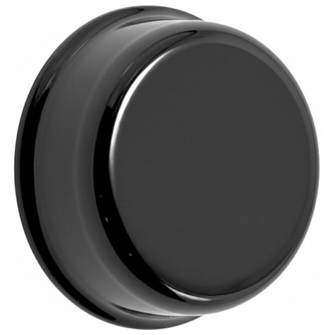 Botão Acabamento Válvula Hydra Plus Black Noir - 5840031blno