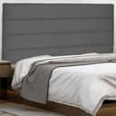 Ver imagem 4 de Cabeceira Estofada Cama Box Casal 140cm Suede Cinza