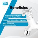 Ver imagem 2 de Torneira Tanque Abs Maruja 1130922 Viqua Branco / Cromado