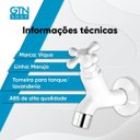 Ver imagem 5 de Torneira Tanque Abs Maruja 1130922 Viqua Branco / Cromado