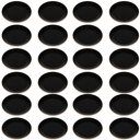 Ver imagem 5 de Conjunto 24 Pratos Rasos 21,5cm Sushi Sashimi Melamina Preto Fosco Servir Restaurantes