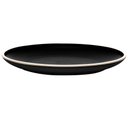 Ver imagem 1 de Conjunto 24 Pratos Rasos 21,5cm Sushi Sashimi Melamina Preto Fosco Servir Restaurantes