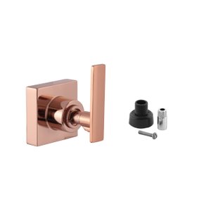 Acabamento Registro Alavanca Rose Gold Chuveiro Padrão Docol