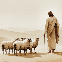 Quadro o Cordeiro de Deus Jesus Decorativo em Canvas 123x83 - 4