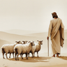 Quadro o Cordeiro de Deus Jesus Decorativo em Canvas 123x83 - 4
