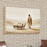 Quadro o Cordeiro de Deus Jesus Decorativo em Canvas 123x83 - 2