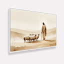 Ver imagem 3 de Quadro o Cordeiro de Deus Jesus Decorativo em Canvas 123x83