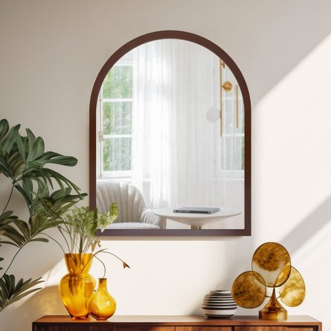 Espelho Decorativo Chapel 84x64m Capela Freijó