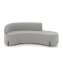 Ver imagem 5 de Sofá 4 Lugares Orgânico 220cm Pé Ferro Preto Morgan Suede D03 - D’Rossi