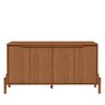 Buffet Aparador 4 Portas com Pés em Madeira Áurea:cinamomo - 2