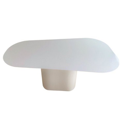 Mesa de Jantar Modelar Orgânica Laqueada 244x137 Modelar Moveis Mesa de Jantar Orgânica