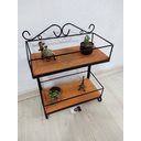 Ver imagem 3 de Prateleira decorativa parede temperos ferro madeira artesanato mineiro